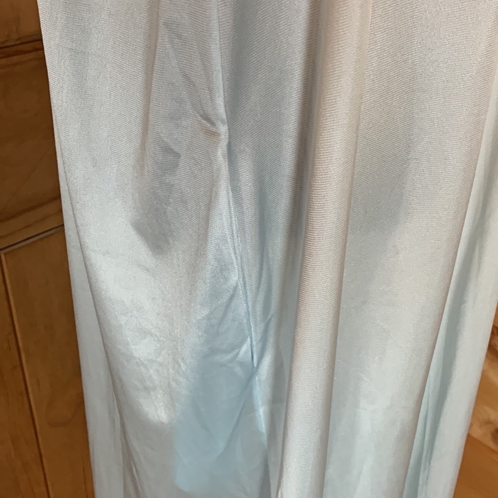 Vintage Vanity Fair powder blue nylon robe Size Large - Picture 7 of 11